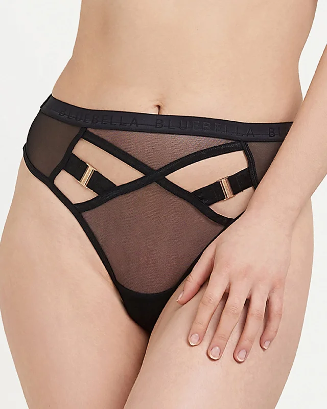 Tanning - friendly  Oslo High-Waist Thong Black