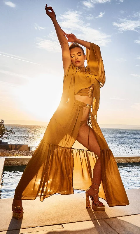 Stretch - enabled  COMELY BEACH COVERUP