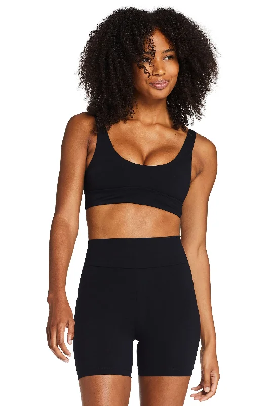 Hip - hugging  Vitamin A Black BioSculpt™ Nova Bike Short