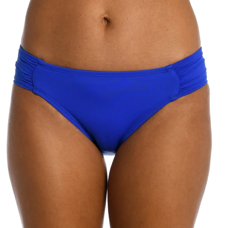 Compact - fitting  Side Shirred Hipster - LB0IG96 - Saphire